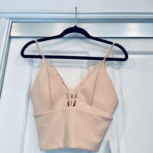 Sexy Casual or Club Cage Front Crop Top